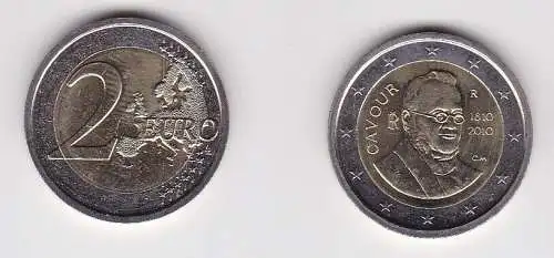 2 Euro Gedenkmünze Italien " Cavour" 2010 Stgl.  (138570)