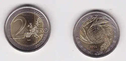 2 Euro Bi-Metall Münze Italien 2004 World Food Procramme (138151)
