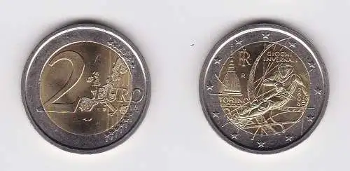 2 Euro Gedenkmünze Italien 2006 Olympische Winterspiele Turin (133328)