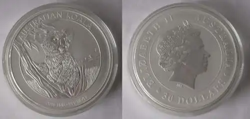 30 Dollars Australien 2015 Koala 1 Kilo Silber BU in Kapsel neuwertig (155974)