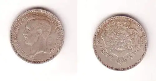 20 Franc Silber Münze Belgien 1934