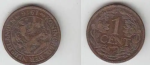 1 Cent Kupfer Münze Niederlande 1916