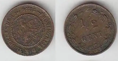 1/2 Cent Kupfer Münze Niederlande 1884