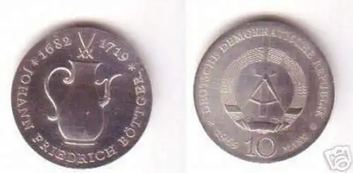 DDR Gedenk Münze 10 Mark Johann Friedrich Böttger 1969