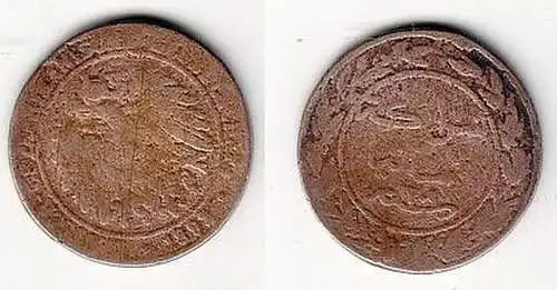 1 Pesa Kupfer Münze Deutsch Ostafrika 1892