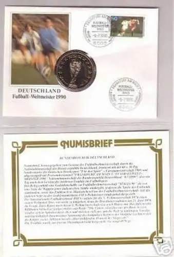 Numisbrief Deutschland Fussball Weltmeister 1990