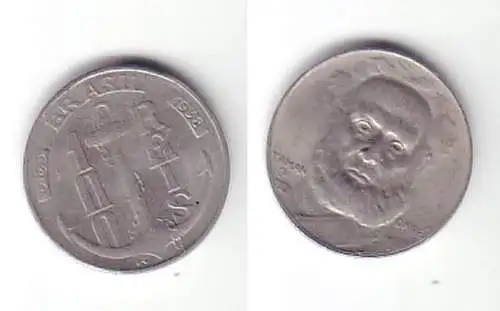 100 Reis Kupfer/ Nickel Münze Brasilien 1938