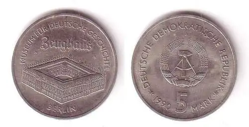 DDR Gedenk Münze 5 Mark Berlin Zeughaus 1990 (110394)