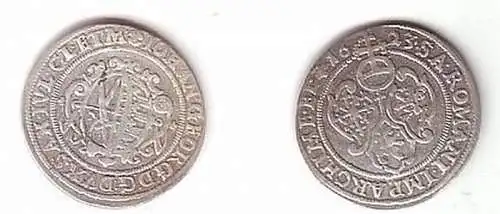 1/24 Taler Silber Münze Sachsen 1623