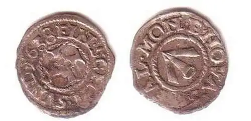 8 ? Schilling Silber Münze Stadt Stralsund 1638