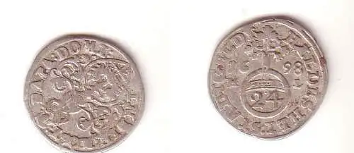 1/24 Taler Silber Münze Bistum Hildesheim 1698 HL