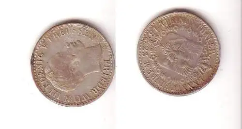 1/6 Taler Silber Münze Preussen 1823 A f. ss