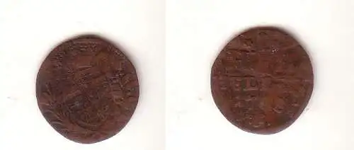 1 Heller Kupfer Münze Sachsen 1788 s