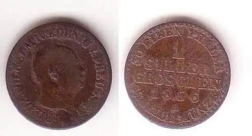 1 Silbergroschen Münze Preussen 1856 A