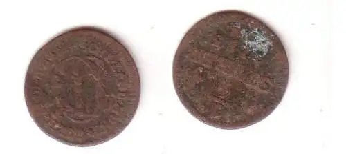 1/4 Stuber Kupfer Münze 1783 Jülich Berg