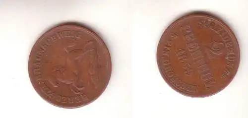 2 Pfennig Kupfer Münze Herzogtum Braunschweig 1859