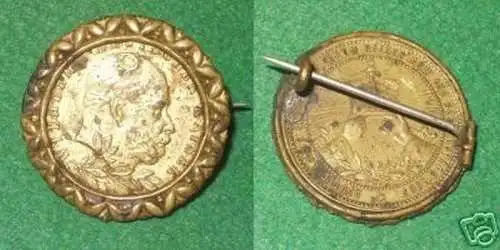 Medaille 100. Geburtstag Kaiser Wilhelm I. als Brosche