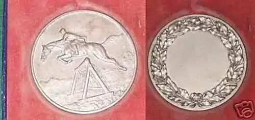 große Medaille Reitsport im Originaletui um 1930