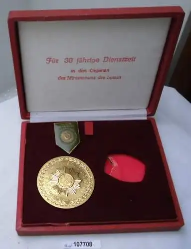 DDR Medaille Ministerium des Innern mit Etui