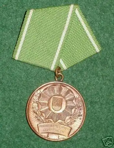 DDR Medaille für ausgez. Leistungen im MdI Bronze