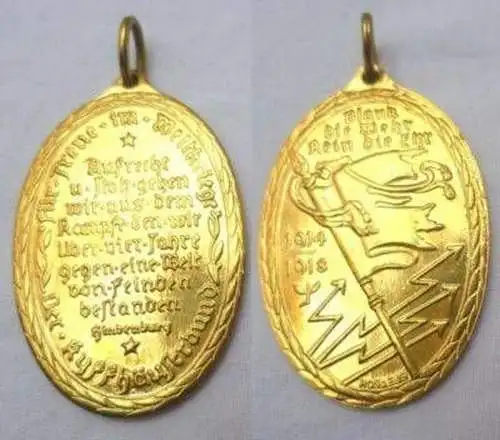 Medaille Kyffhäuserbund Treue im Weltkrieg 1914/1918