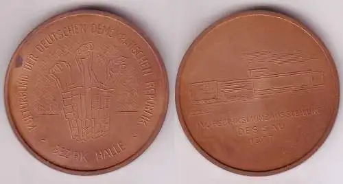 DDR Medaille IV. Bezirksmünzausstellung Dessau 1977 Bauhaus