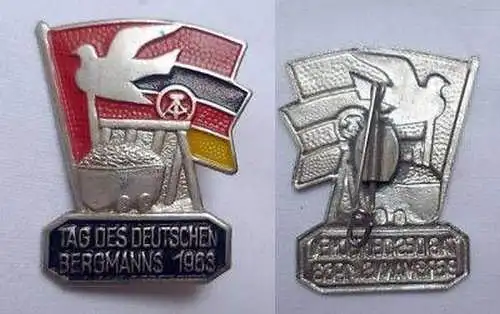 DDR Abzeichen Tag des Deutschen Bergmanns 1963