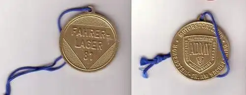 DDR Medaille ADMV Hohenstein Ernstthal Fahrerlager 1981