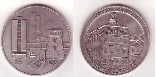 große DDR Medaille Volkssolbad 1200 Jahre Bad Salzungen 775-1975