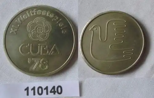 DDR Medaille XI. Weltfestspiele 1978 Friedenstaube (110140)