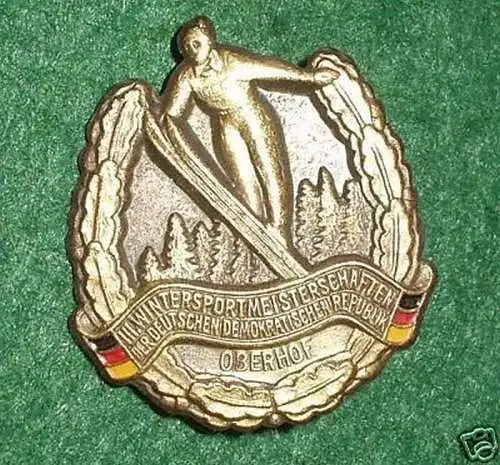 DDR Abzeichen III. Wintersportmeisterschaften Oberhof