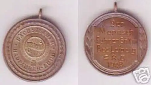 alte Medaille sächsischer Radfahrerbund Leipzig 1928