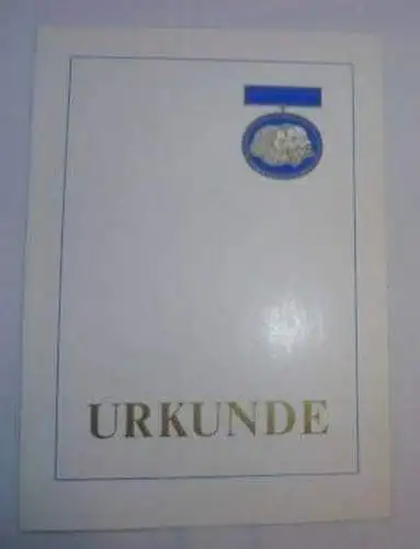 DDR Urkunde für propagandistische Leistungen 1979