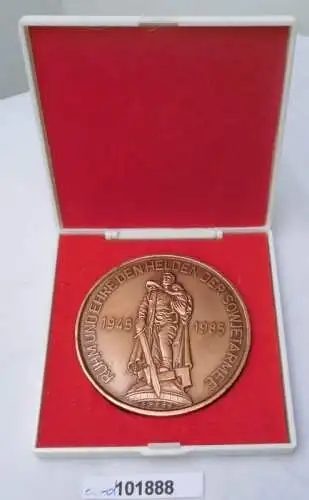 DDR Medaille Bezirksleitung der SED Halle 1985 im Etui (101888)