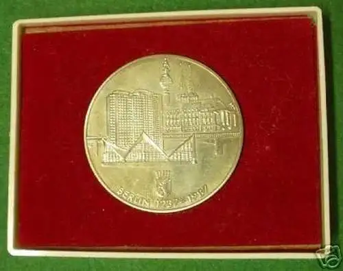 Etui DDR Medaille 750 Jahre Berlin 1987