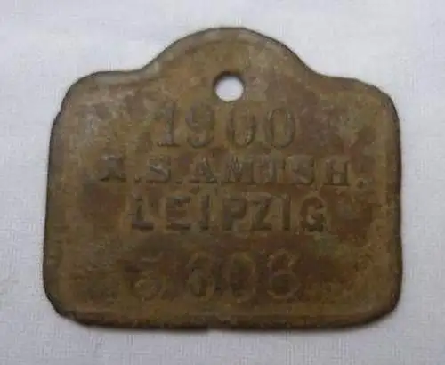 Plakette K.S. Amtshauptmannschaft 1900