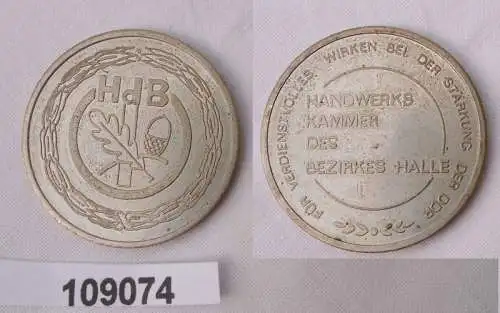 DDR Medaille Handwerks Kammer des Bezirkes Halle