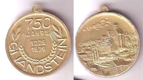 DDR Medaille 750 Jahre Gnandstein 1229-1979