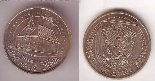 DDR Medaille Wappen der Stadt Jena Rathaus um 1980