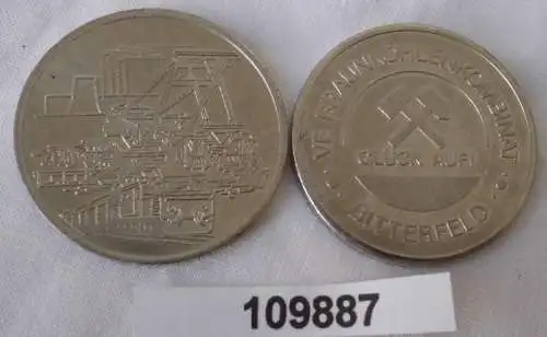 DDR Medaille VE Braunkohlenkombinat Bitterfeld "Glück Auf!" (109887)