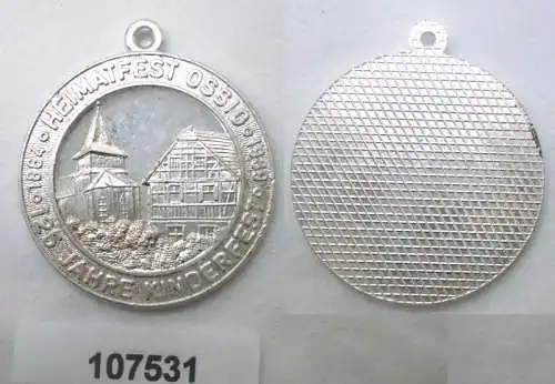 DDR Medaille Heimatfest 125 Jahre Kinderfest Ossig 1989