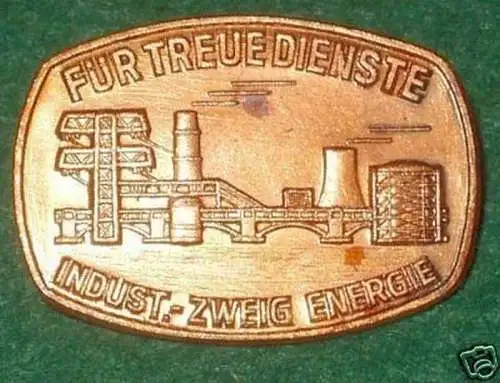 DDR Abzeichen Für Treue Dienste Indust.-Zweig Energie