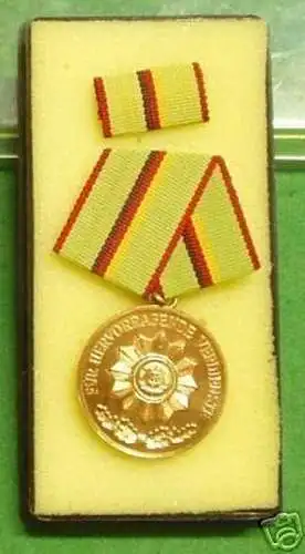 DDR Verdienstmedaille des MdI in Bronze mit Etui