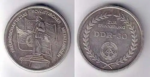 DDR Medaille Freundschaftszug sowjetischer Metallurgen 1979