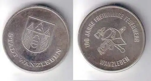 DDR Medaille 100 Jahre Freiwillige Feuerwehr Wanzleben