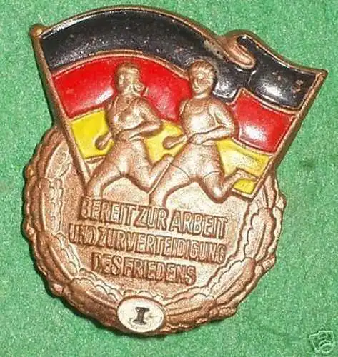 DDR Sportleistungsabzeichen in Bronze Stufe I