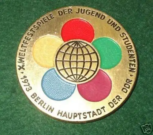 DDR Abzeichen Weltfesspiele der Jugend Berlin 1973