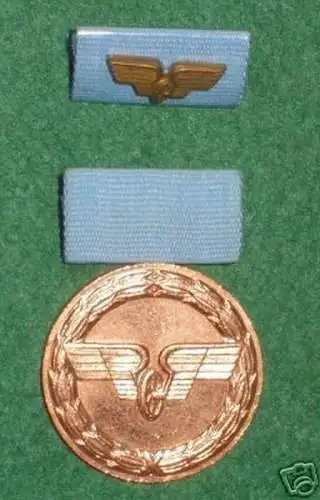 DDR Medaille für treue Dienste dt. Reichsbahn in Bronze