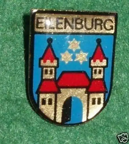 DDR Abzeichen Stadt Eilenburg mit Stadtwappen