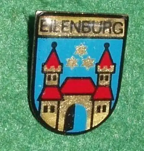 DDR Abzeichen Stadt Eilenburg mit Stadtwappen